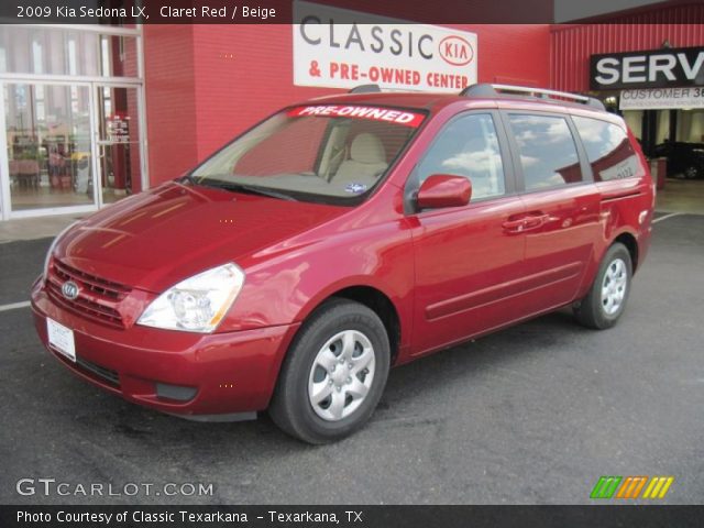 2009 Kia Sedona LX in Claret Red