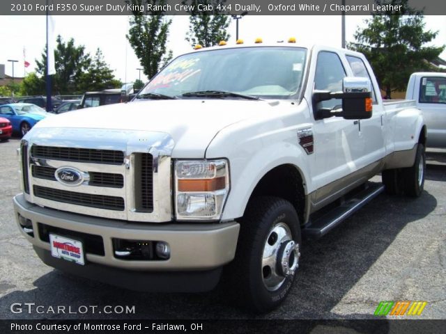 2010 Ford F350 Super Duty King Ranch Crew Cab 4x4 Dually in Oxford White