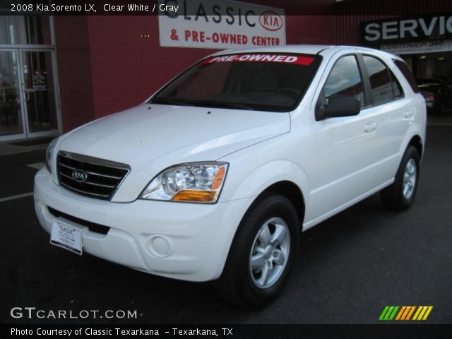 2008 Kia Sorento LX in Clear White
