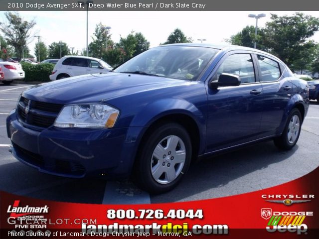 2010 Dodge Avenger SXT in Deep Water Blue Pearl