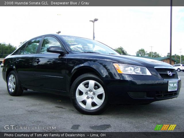2008 Hyundai Sonata GLS in Deepwater Blue