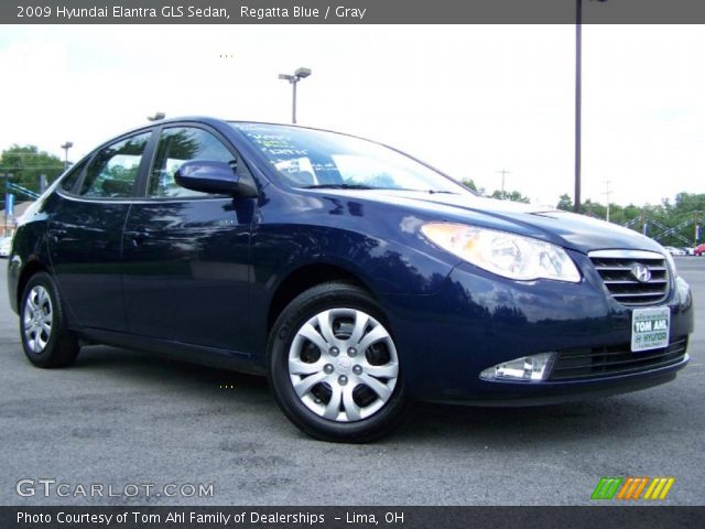 2009 Hyundai Elantra GLS Sedan in Regatta Blue