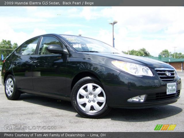 2009 Hyundai Elantra GLS Sedan in Black Pearl