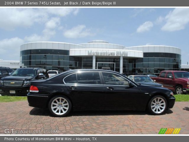 2004 BMW 7 Series 745Li Sedan in Jet Black