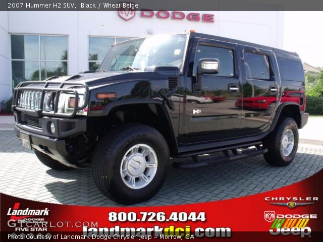 2007 Hummer H2 SUV in Black
