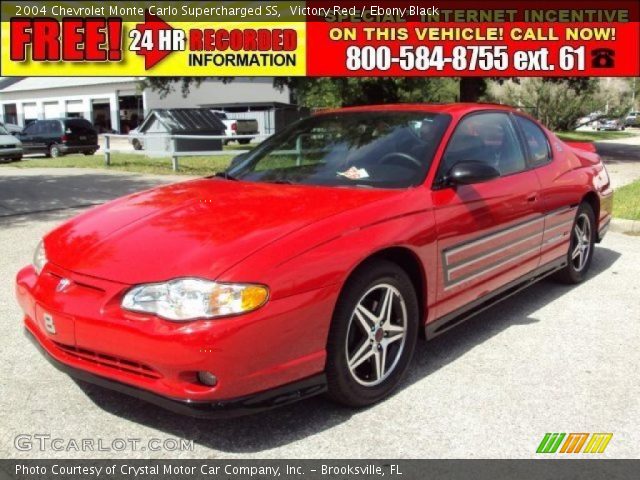 2004 Chevrolet Monte Carlo Supercharged SS in Victory Red