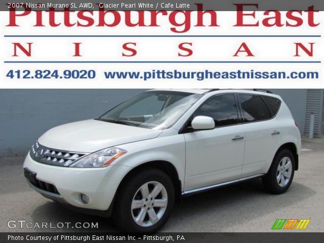 2007 Nissan Murano SL AWD in Glacier Pearl White
