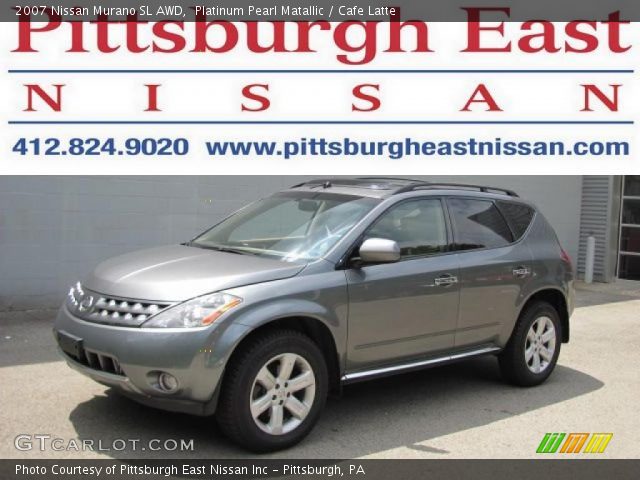 2007 Nissan Murano SL AWD in Platinum Pearl Matallic