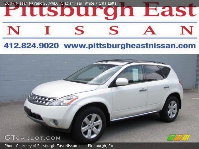 2007 Nissan Murano SL AWD in Glacier Pearl White