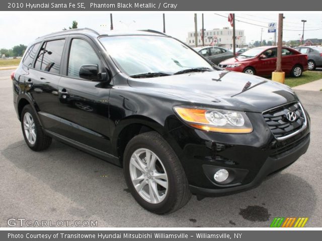 2010 Hyundai Santa Fe SE in Phantom Black Metallic