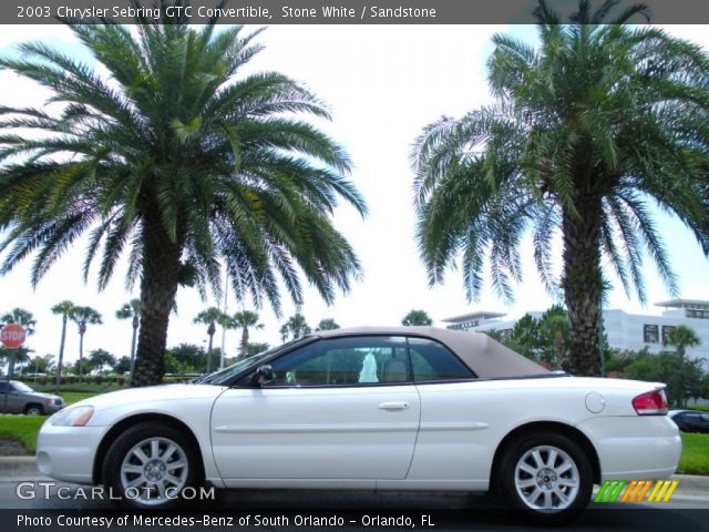 2003 Chrysler Sebring GTC Convertible in Stone White