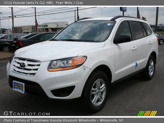 2010 Hyundai Santa Fe GLS 4WD in Pearl White