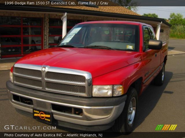 1996 Dodge Ram 1500 ST Extended Cab in Flame Red