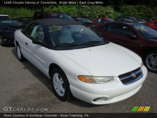 1998 Chrysler Sebring JX Convertible in Bright White