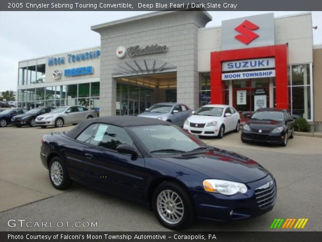 2005 Chrysler Sebring Touring Convertible in Deep Blue Pearl