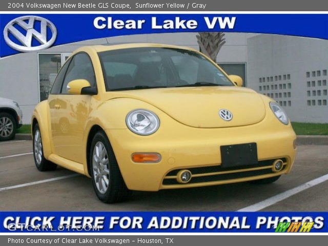 2004 Volkswagen New Beetle GLS Coupe in Sunflower Yellow