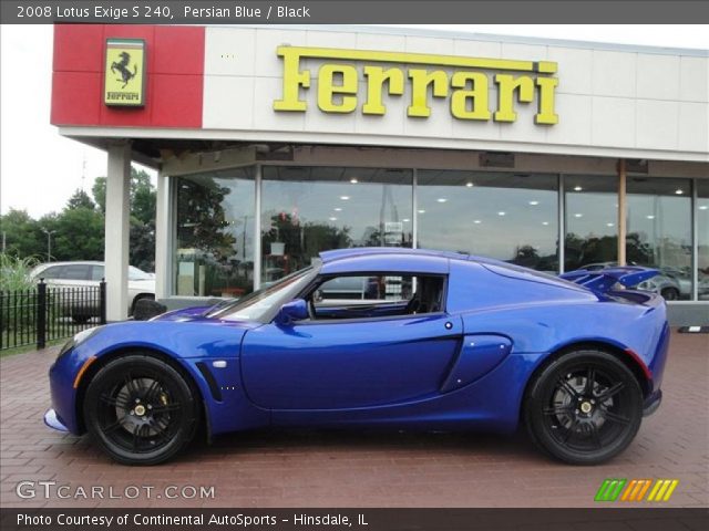 2008 Lotus Exige S 240 in Persian Blue