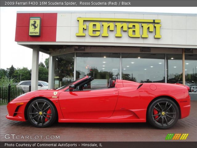 2009 Ferrari F430 16M Scuderia Spider in Rosso Scuderia (Red)
