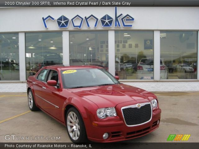 2010 Chrysler 300 SRT8 in Inferno Red Crystal Pearl