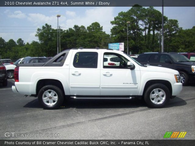2010 Chevrolet Avalanche Z71 4x4 in Summit White