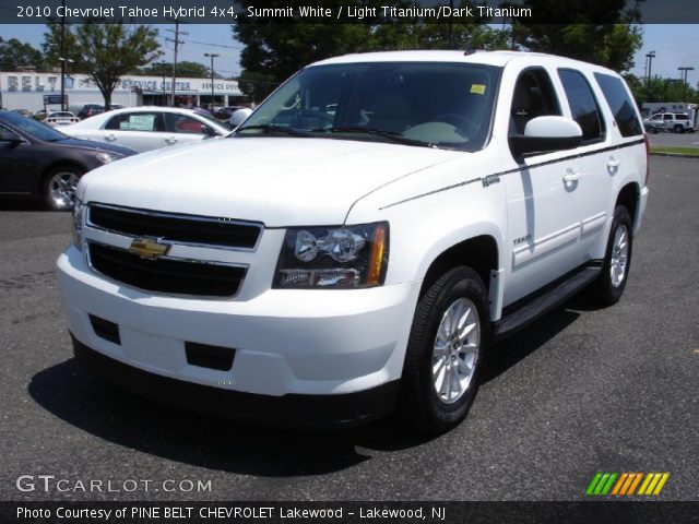 2010 Chevrolet Tahoe Hybrid 4x4 in Summit White