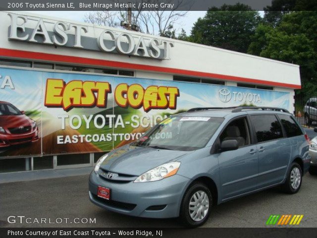 2006 Toyota Sienna LE in Blue Mirage Metallic