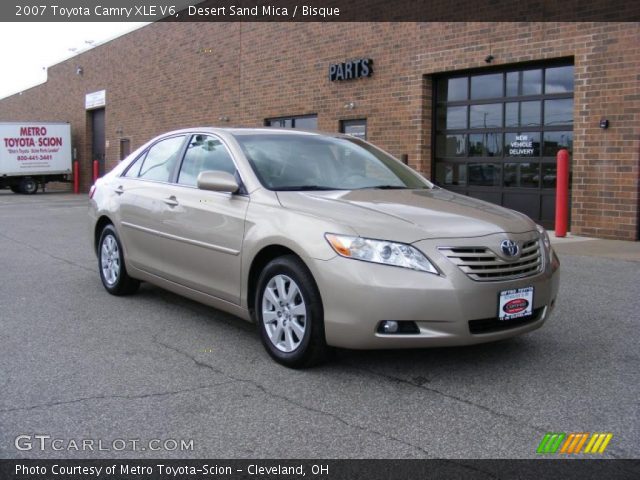2007 Toyota Camry XLE V6 in Desert Sand Mica