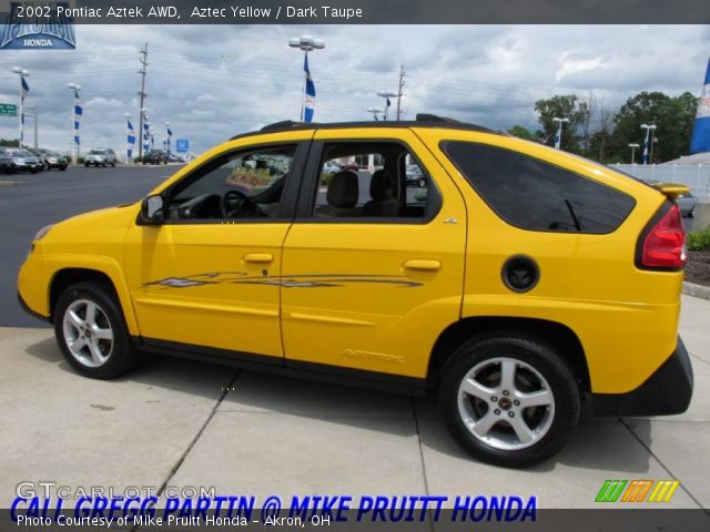 2002 Pontiac Aztek AWD in Aztec Yellow