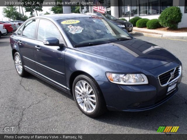 2010 Volvo S40 2.4i in Barents Blue Metallic