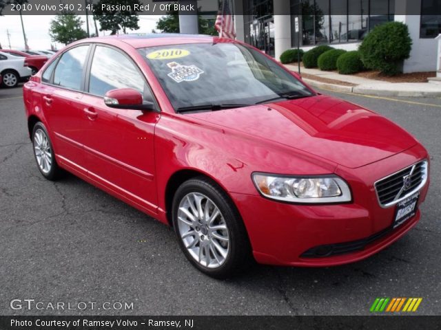 2010 Volvo S40 2.4i in Passion Red