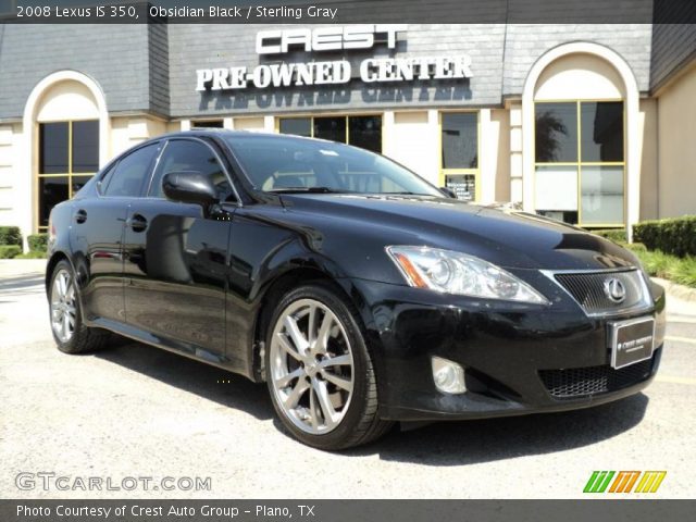 2008 Lexus IS 350 in Obsidian Black