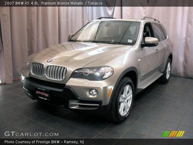 2007 BMW X5 4.8i in Platinum Bronze Metallic