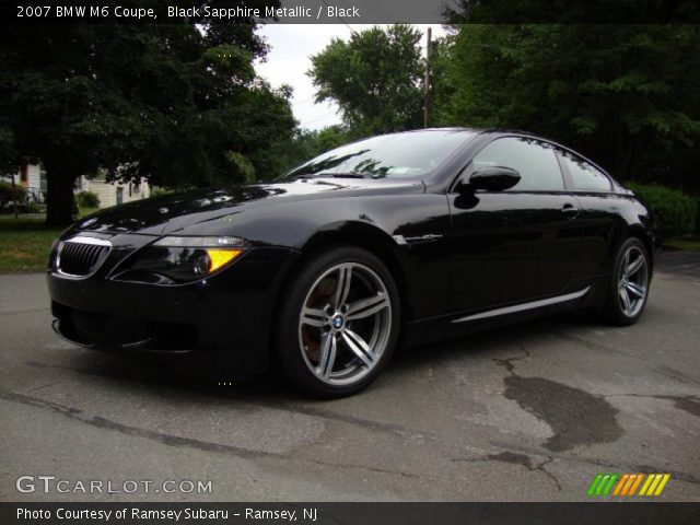 2007 BMW M6 Coupe in Black Sapphire Metallic