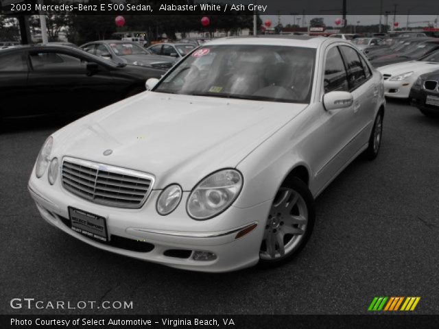 2003 Mercedes-Benz E 500 Sedan in Alabaster White