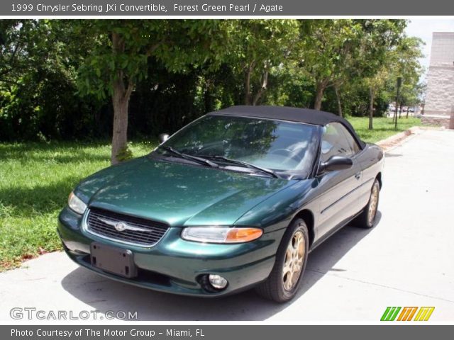 1999 Chrysler Sebring JXi Convertible in Forest Green Pearl