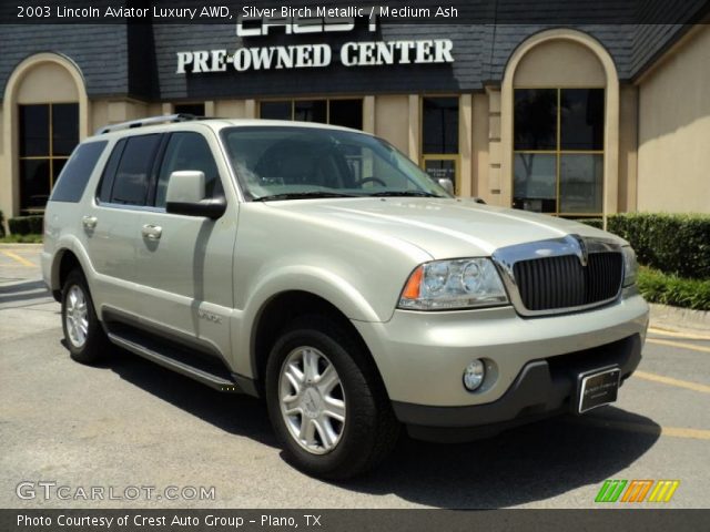 2003 Lincoln Aviator Luxury AWD in Silver Birch Metallic