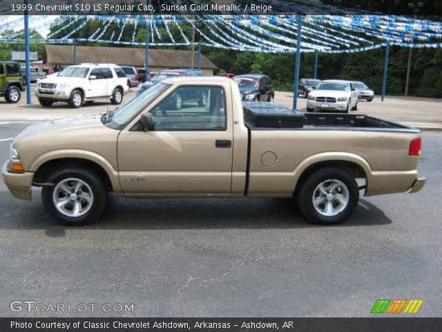 1999 Chevrolet S10 LS Regular Cab in Sunset Gold Metallic