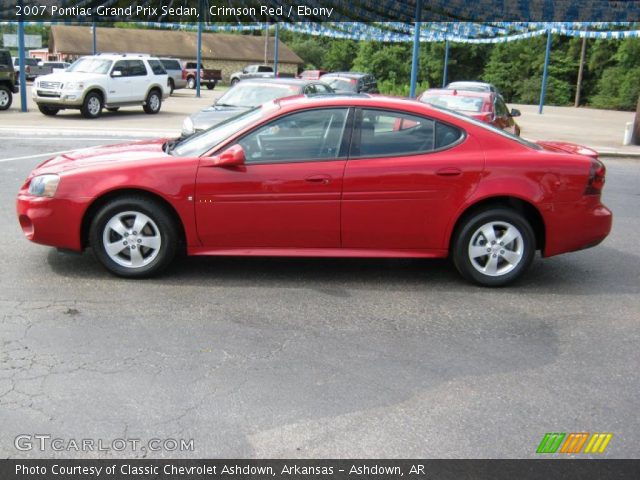 2007 Pontiac Grand Prix Sedan in Crimson Red