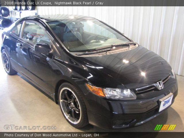 2008 Honda Civic LX Coupe in Nighthawk Black Pearl
