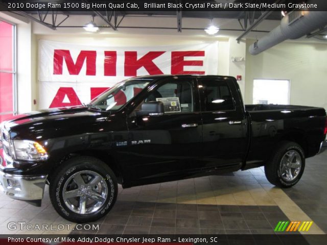 2010 Dodge Ram 1500 Big Horn Quad Cab in Brilliant Black Crystal Pearl
