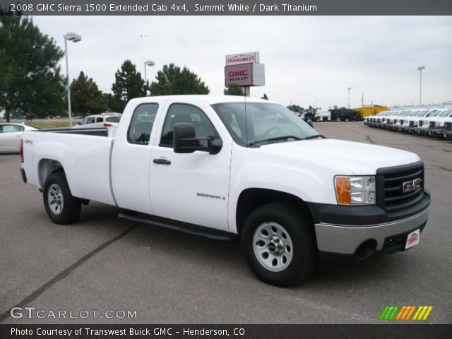 2008 GMC Sierra 1500 Extended Cab 4x4 in Summit White