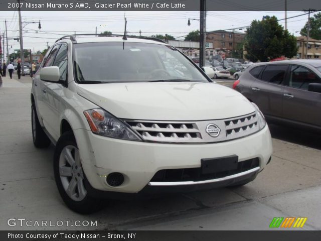 2007 Nissan Murano S AWD in Glacier Pearl White
