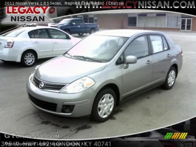 2011 Nissan Versa 1.8 S Sedan in Magnetic Gray Metallic
