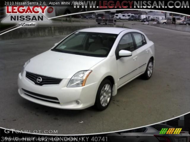 2010 Nissan Sentra 2.0 in Aspen White