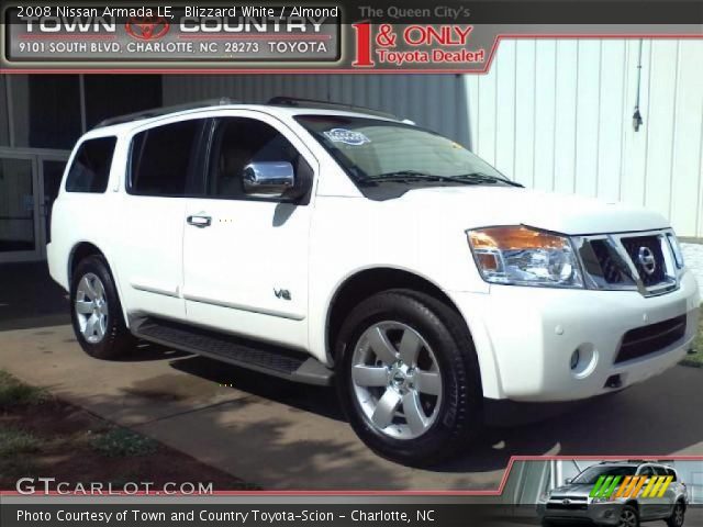 2008 Nissan Armada LE in Blizzard White