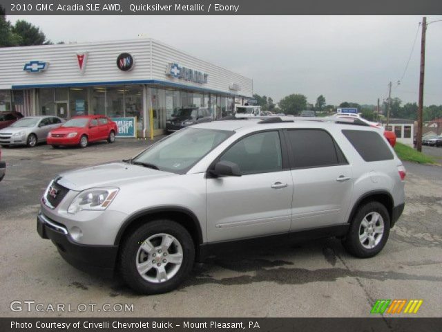 2010 GMC Acadia SLE AWD in Quicksilver Metallic
