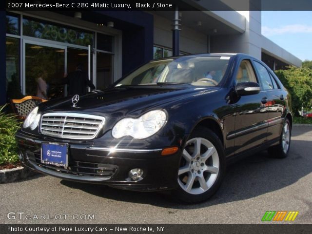 2007 Mercedes-Benz C 280 4Matic Luxury in Black