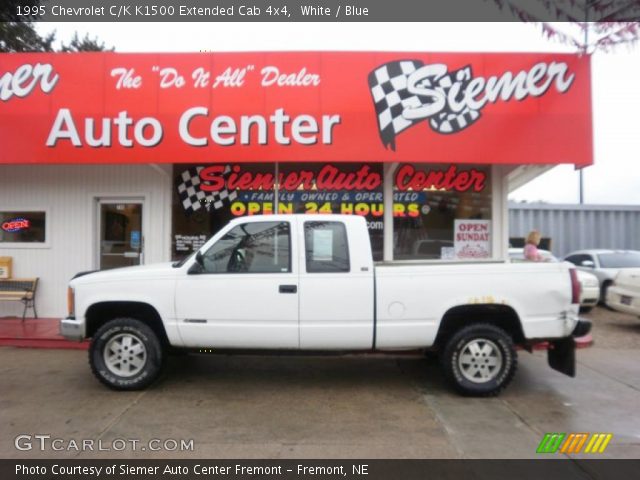 1995 Chevrolet C/K K1500 Extended Cab 4x4 in White