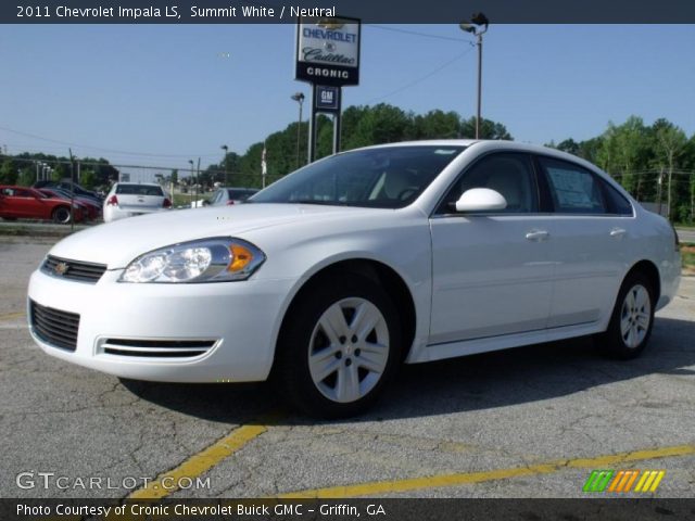2011 Chevrolet Impala LS in Summit White