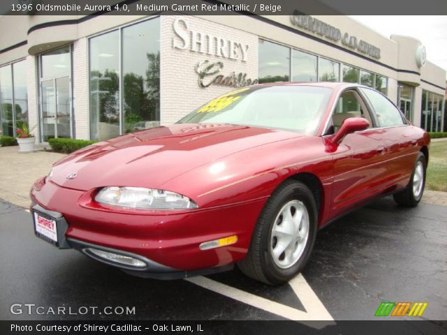 1996 Oldsmobile Aurora 4.0 in Medium Garnet Red Metallic